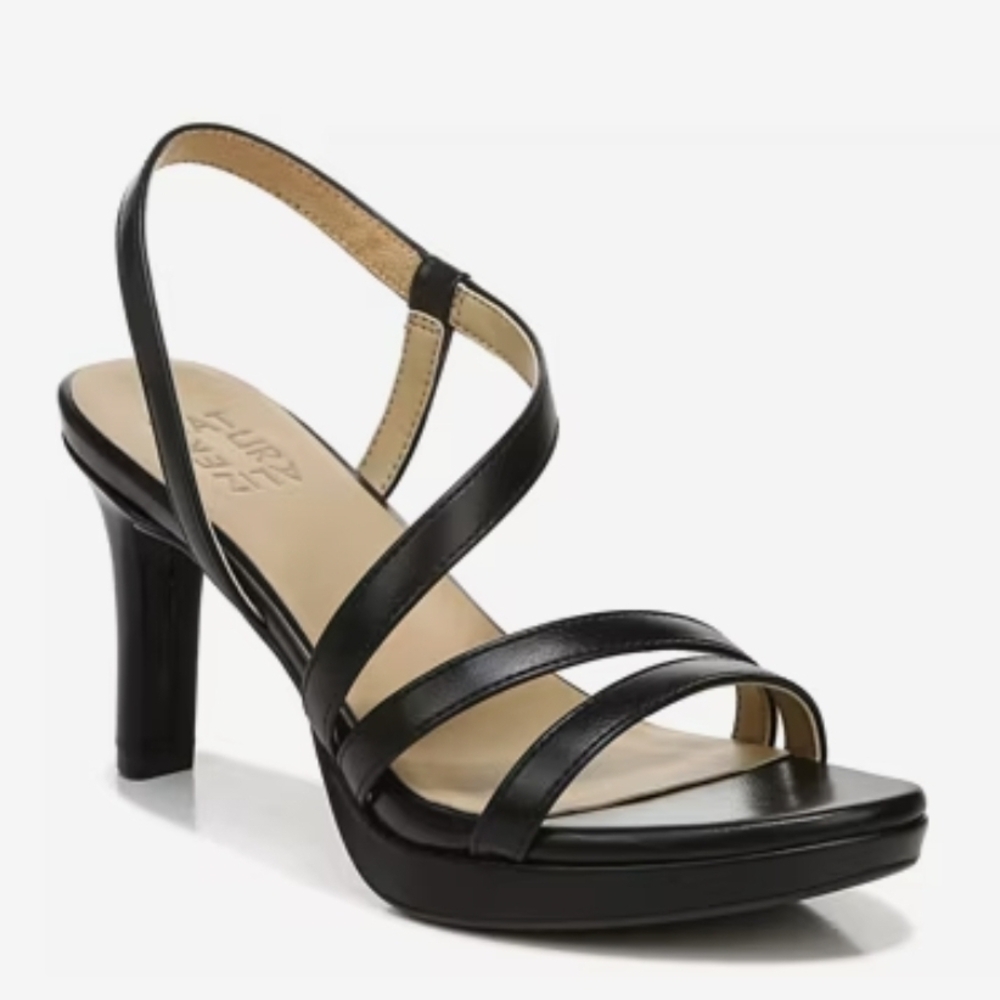 Elegant Black Strappy Heels